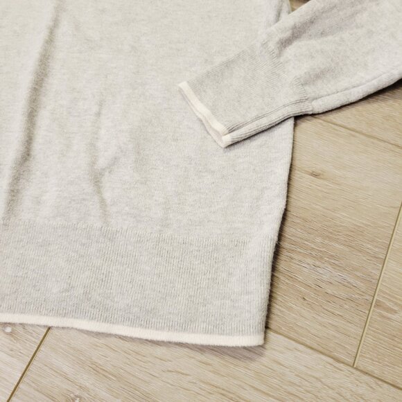 Womens Gray Pink Love Logo Gap for Good Long Sleeve Sweater Sz Small - Picture 2 of 4